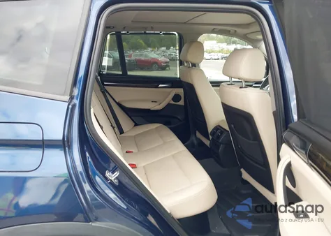 2013 BMW X3 xDrive28I из США, поврежденный, VIN 5UXWX9C51D0D04348